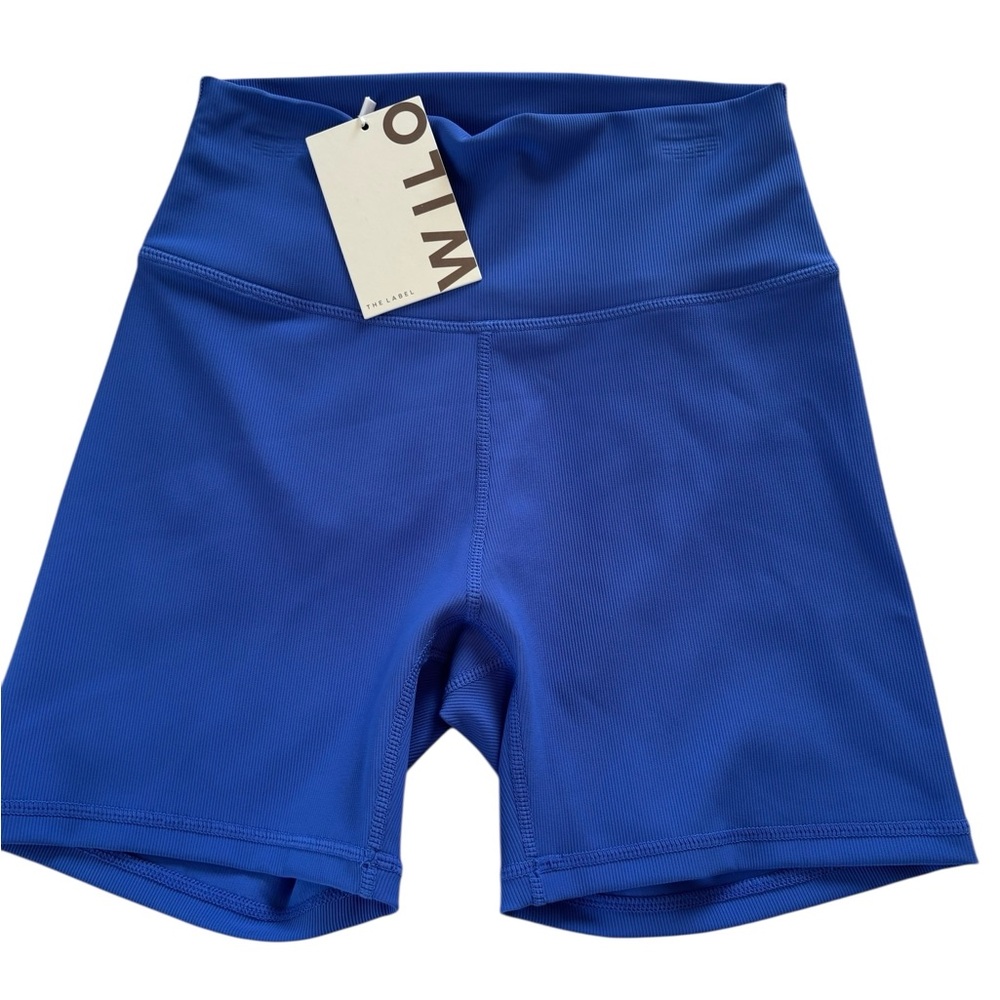 NWT WILO The Label 2 Piece Crew Sweatshirt & Shorts Tennis Club White & Blue Lg - Picture 4 of 15
